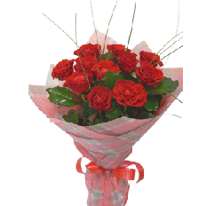 Красные мини-розы для любимой женщины от Flowers Ukraine | Цветочный интернет-магазин.
