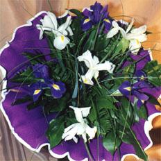 Order online and iris delivered bunch of irises in ,  Ukraine